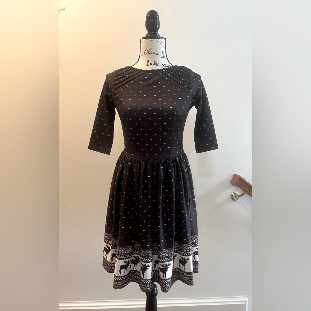 Unique Vintage 1960s Stephanie Fit & Flare Dress